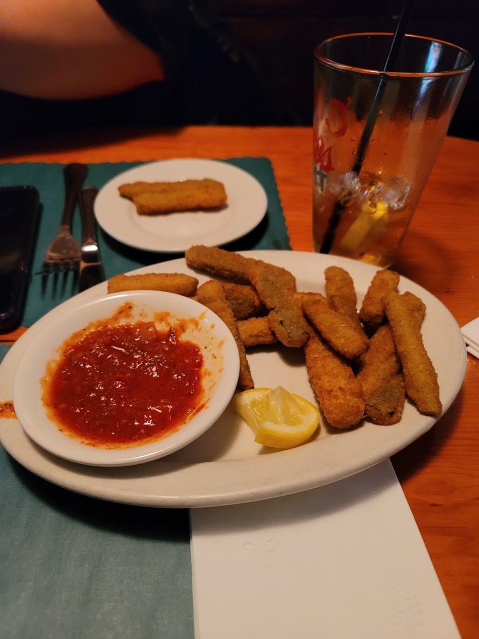 Zucchini Sticks for an Appetizer